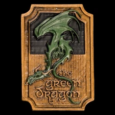 WETA Workshop - The Lord of The Rings: The Green Dragon (Magnet), *NEW*