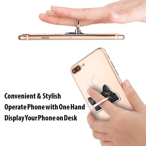 3 Pcs Self-Adhesive Phone Ring Stand Holder 360 Rotation Kickstand Hand Grip - 第 10/13 張圖片
