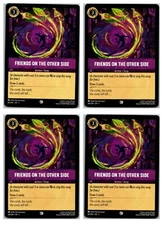 #64 Friends on the Other Side PLAYSET x4 Disney Lorcana The First Chapter 4x