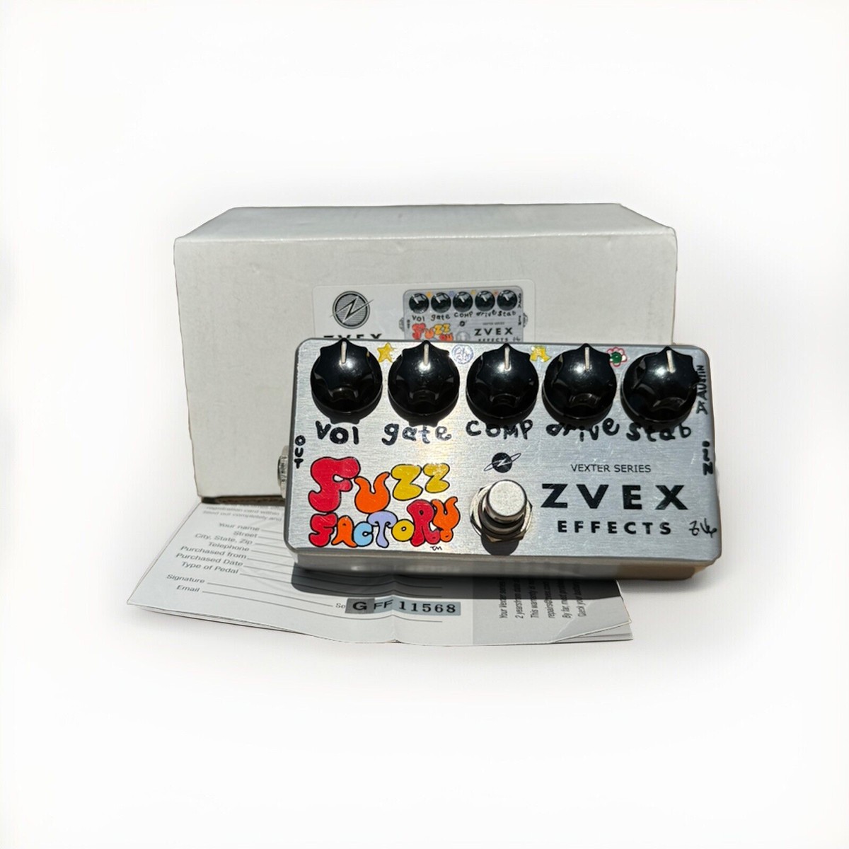 Zvex Fuzz Factory Vexter Series With Original Box Guitar Zvex Fuzz Factory Vexter Series With Original Box Guitar