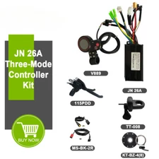 26A Sinewave Three-Mode Controller with Display Ebrake Sensor Throttle PAS Use