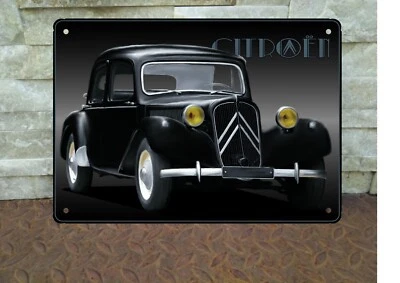 Plaque Décorative aluminium Citroën Traction avant - Photo 1/3
