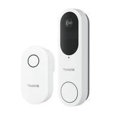 Reolink 2K 4MP Wireless Battery WiFi Video Doorbell Camera + Chime Two-Way Talk