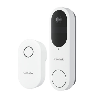 Reolink 2K 4MP Wireless Battery WiFi Video Doorbell Camera+Chime Smart Detection