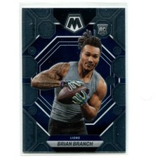 2023 Panini Mosaic Football Brian Branch Base RC #287 Detroit Lions