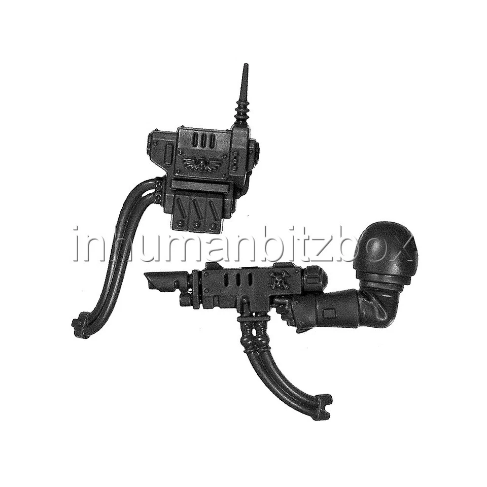 AMKK43 BRAS PISTOLET RADIAN ASTRA MILITARUM KASRKIN WARHAMMER 40000 BITZ 123-124 - Photo 1/1
