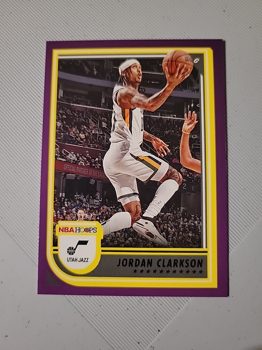 2022-23 NBA Hoops Jordan Clarkson Purple Parallel #219 Utah Jazz D4