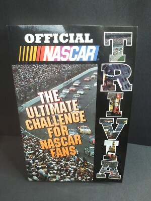 1998 Official NASCAR Trivia Book Ultimate Challenge for NASCAR Fans