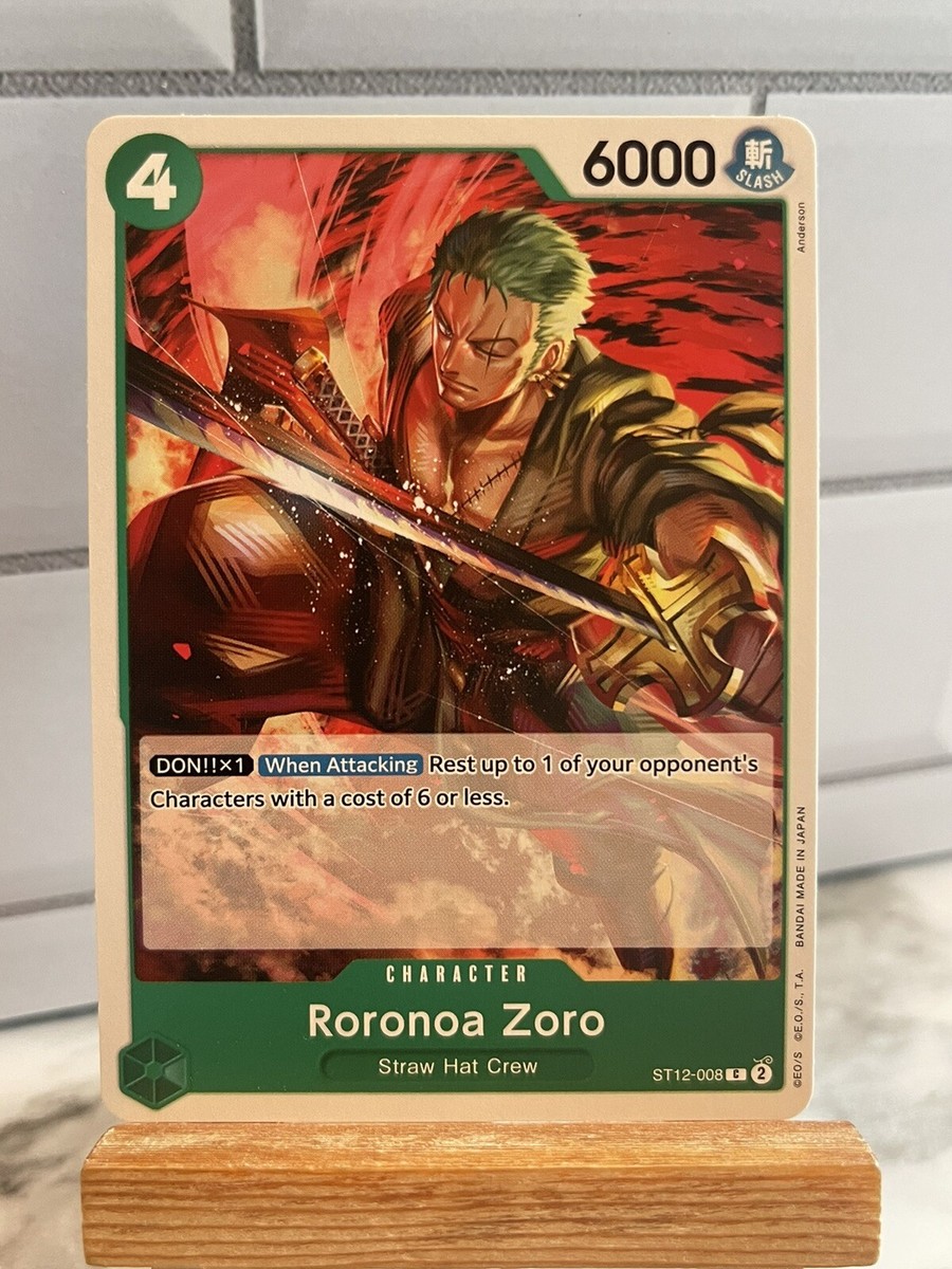 Roronoa Zoro ST12-008 C Start Deck One Piece Card - English | eBay