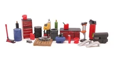 USA Made - HO Scale Garage Detail 25-Piece Kit 871949