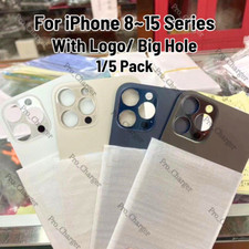 Back Glass Replacement Rear Cover Big Hole For 8 X XR 11 12 13 14 15 Pro Max Lot