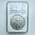 2017 American Eagle $1 1 oz . NGC MS 70