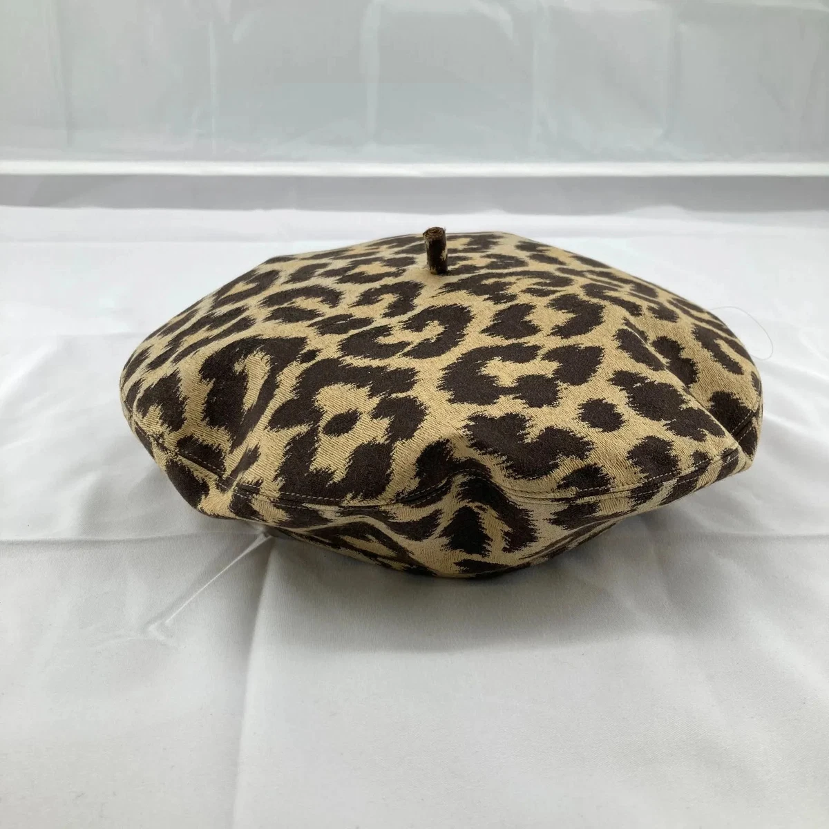 Vintage Barret Hat Leopard Pattern Calf Hair Women’s Animal Print Disco Retro Beret Leopard Hats for Women for sale - eBay main image 4