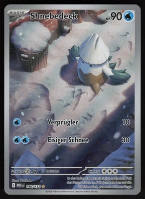 Pokémon Shnebedeck MEG 140/132 NM