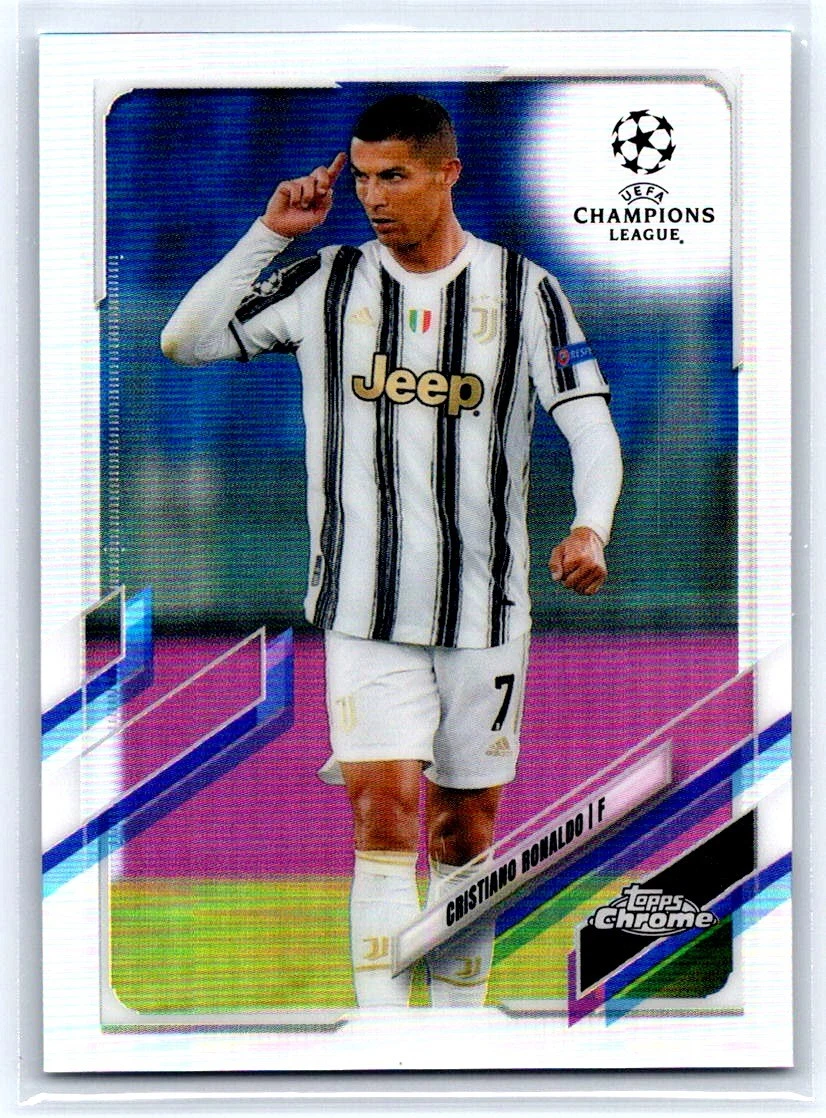 2020-21 Topps Chrome UCL Cristiano Ronaldo #100 for sale | eBay