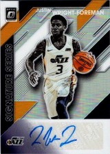 2019-20 Donruss Optic #SS-JWF Justin Wright-Foreman Signature Series Auto Jazz