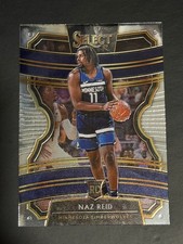 2019-20 Panini Select Naz Reid Rookie RC Minnesota Timberwolves NBA