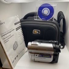 Sony HandyCam DCR-DVD610 Mini DVD Hybrid Camcorder-untested, No Charger