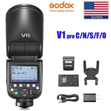 Godox V1 Pro-C/N/S/F/O 2.4G HSS Camera Flash for Canon/Sony/Nikon/Fuji/Olympus