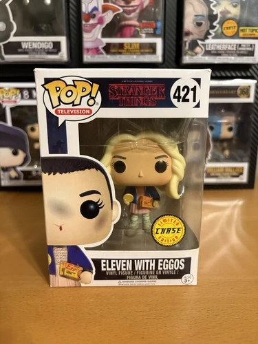 Funko Pop! Television Stranger Things Eleven with Eggos (Chase) #421 W/Protector