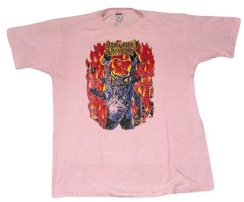 Rare Vintage 90s Malevolent Creation Graphic Death Metal Thr 1990s vintage concert t-shirt, vintage, single stitch, B+ condition