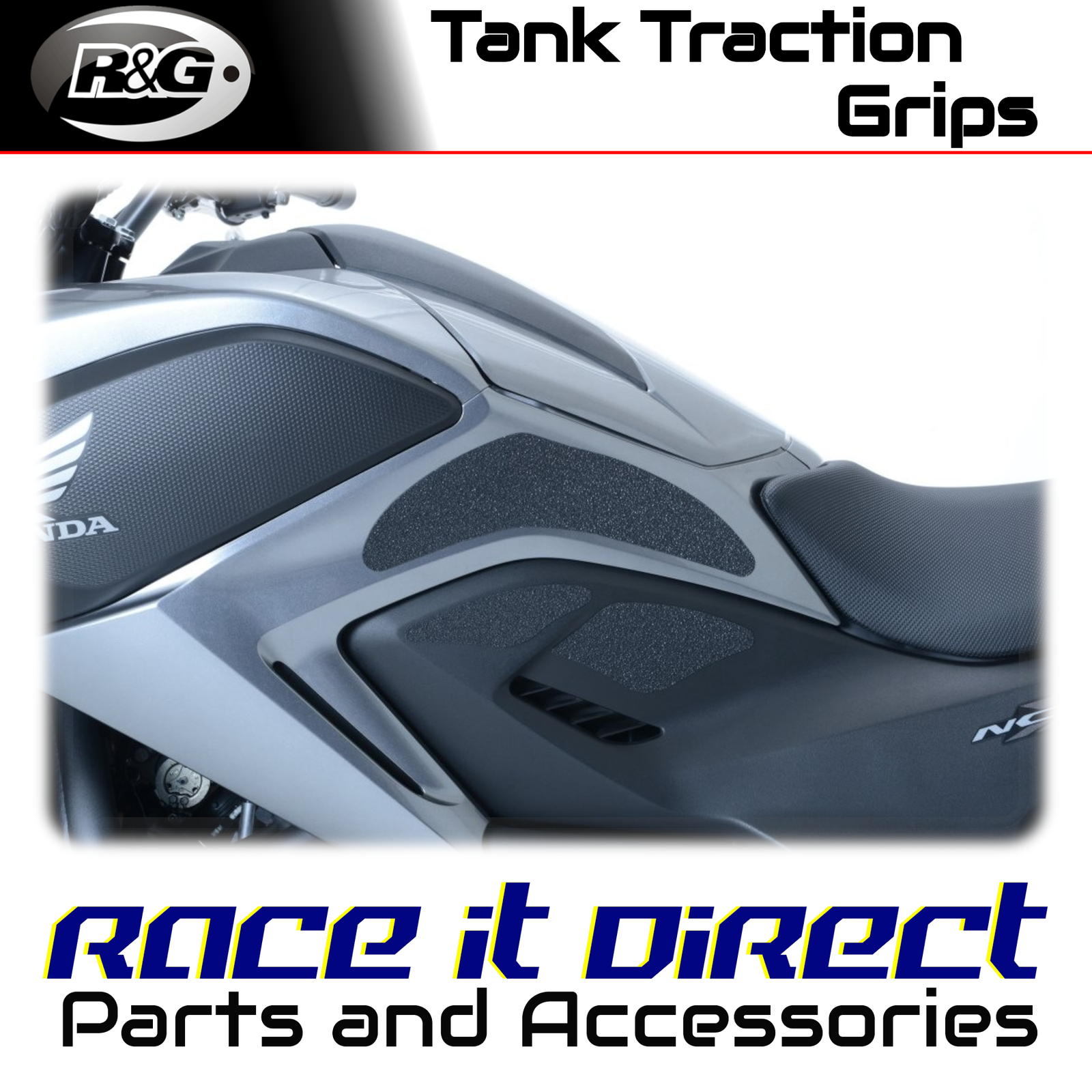 Tank Traction Grips for Honda NC750X 2014-2015 R&G