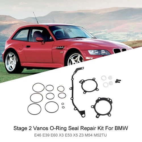 Stage 2 Vanos O-Ring Seal Repair Kit For BMW E46 E39 E60 X3 E53 X5 Z3 M54 M52TU