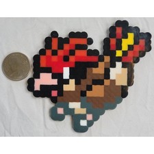 Pidgeotto Menu Icon Pokemon Perler Bead Pixel Art