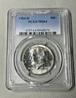 1964 D PCGS MS64 Kennedy Half Dollar 50c US Mint - See Condition Notes