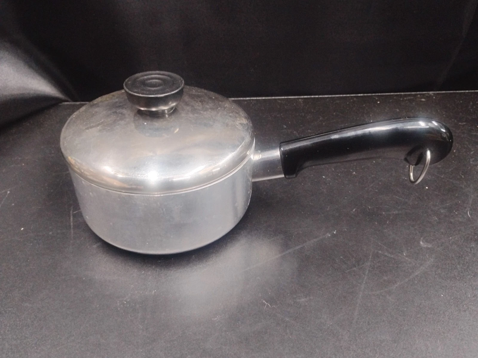 Revere Ware 1 Qt Stainless Steel Saucepan w/ Lid Used