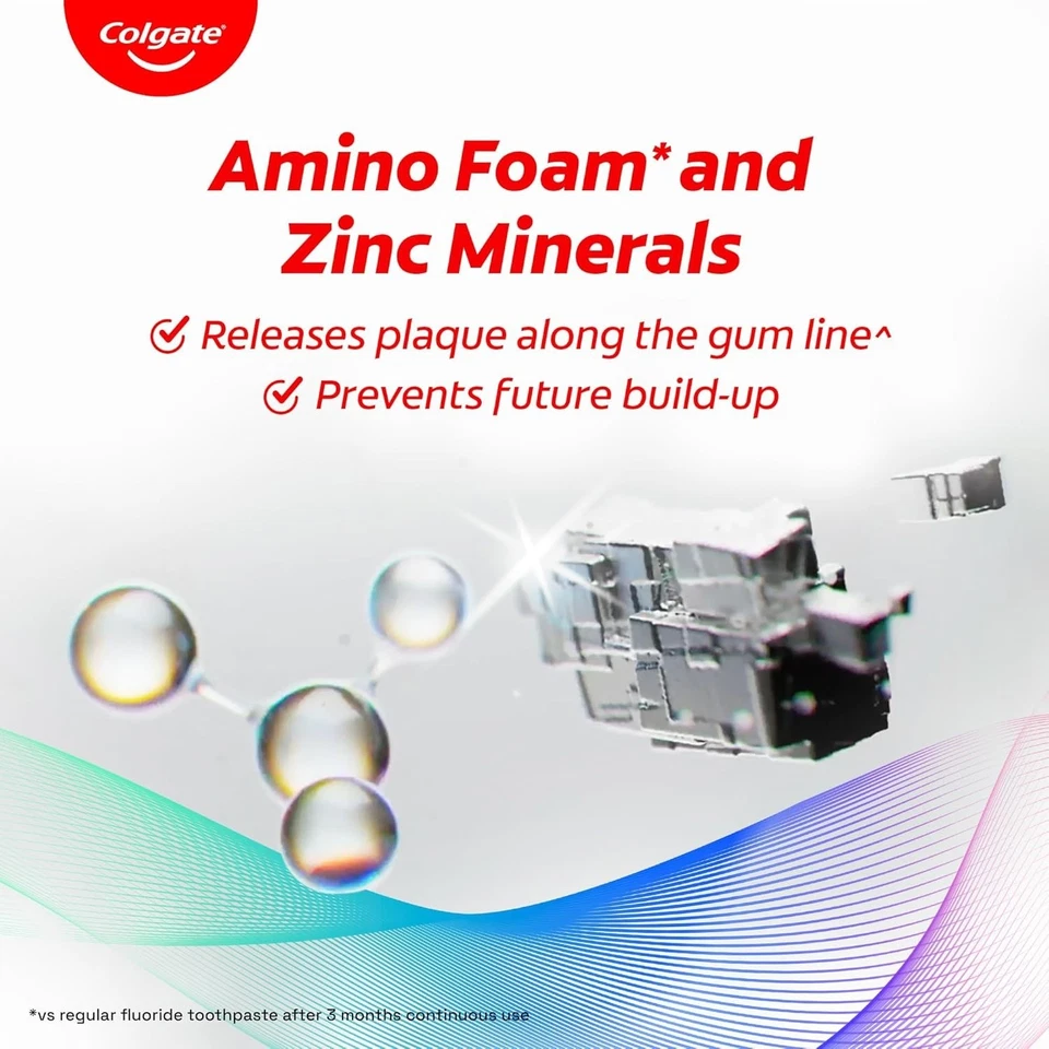 Colgate Total Plaque Release Toothpaste, 3X More Effective: Reduces Gum Problems - Image 4 of 4