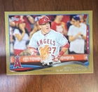 Topps 2014 Gold Parallel /2014 Mike Trout #364 Los Angeles Angels HUGE CARD