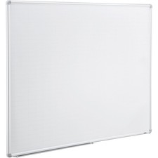 Magnetic Steel Dry Erase Planning Board with 1"x2" Grid Aluminum Frame 48" x 36"