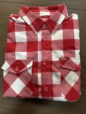 Dixxon Flannel Shirt Mens Large Buffalo Plaid The Otto Long Sleeve Workwear