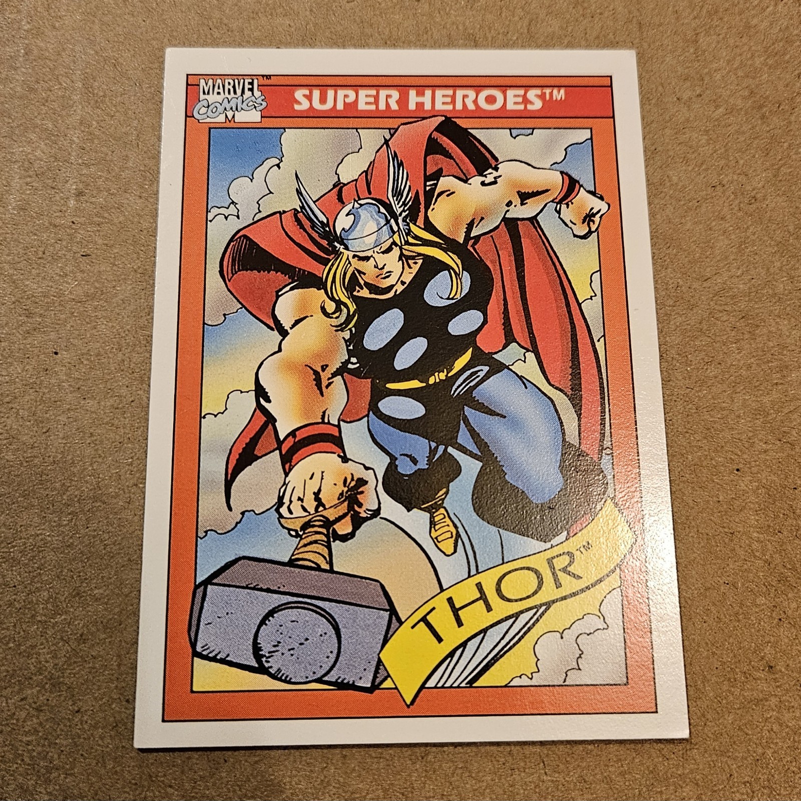 Thor - 1990 Impel Marvel Universe #18