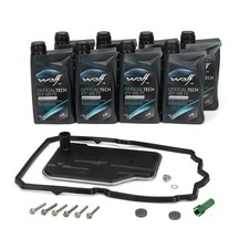 Getriebefilter Satz + 8L WOLF Getriebe&ouml;l MB 236.15 f&uuml;r MERCEDES 7-Gang 722.9