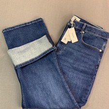 Spanx Straight Leg Jeans Blue Denim Size 20
