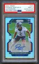 PATRICK SURTAIN II 2021 PRIZM SILVER REFRACTOR AUTO AUTOGRAPH RC PSA 9 *POP 1*