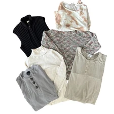 Sweater Bundle Lot of 6 Size Large Women's Sweaters Various Brands