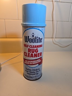 Vintage 1987 WOOLITE Carpet Rug Cleaner Spray Can Retro 80's