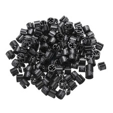 150 Pack Clothes Hanger Marker 5XL Size Tag Fit 3mm Rod Black