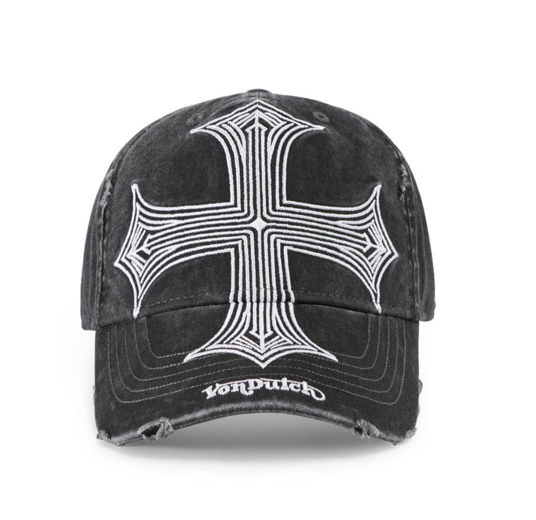 Von Dutch Denim Lowrider Adjustable Strapback Hat Mens One Size