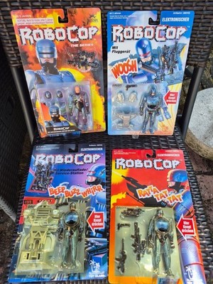 4x Robocop Toy Island Figures German Versions 1993 1994