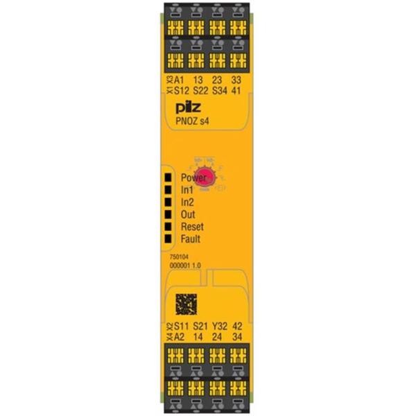 PILZ 750134 module de sécurité PNOZ s4 à tension universelle 48-240V