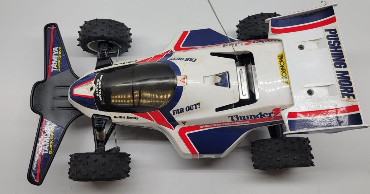 1988 TAMIYA THUNDER SHOT 1/14 SCALE QUICK DRIVE R/C MODEL 1988 TAMIYA THUNDER SHOT 1/14 SCALE QUICK DRIVE R/C MODEL