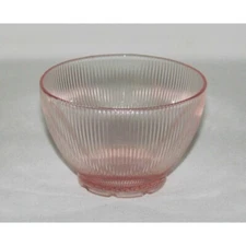 Jeannette Glass HOMESPUN Pink Low Round Sherbet