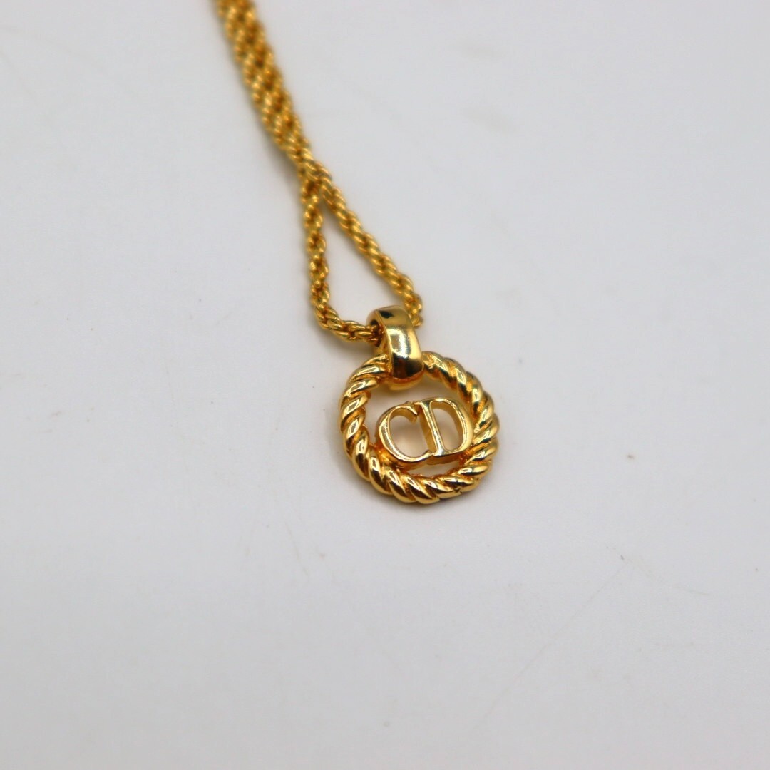 Auth Christian Dior Necklace CD Logo Gold Plated Japan | eBay Auth Christian Dior Necklace CD Logo Gold Plated Japan | eBay