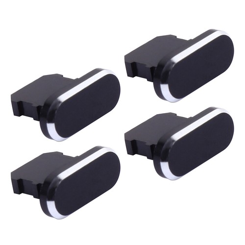 4 Pcs Metall USB -Lochstopfen Schutzabdeckung Für Ladeanschluss Handy Stecker - Photo 2 sur 12