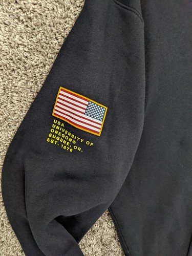 Felpa con cappuccio Nike Oregon Ducks Football Salute The State mimetica squadra emessa taglia 2XL - Foto 5 di 11