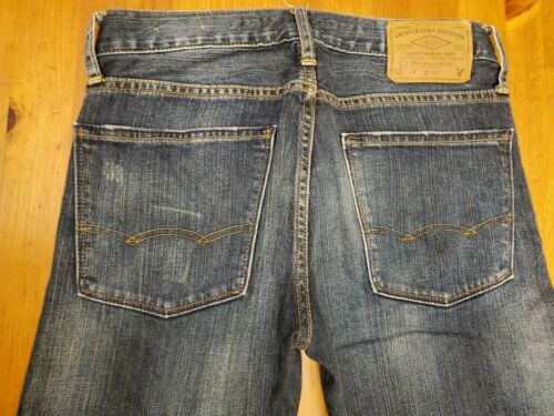 JEANS SLIM AMERICAN EAGLE OUTFITTERS LAVAGGIO SCURO E SBIADITO Taglia 28 X 30 - Foto 2 di 6